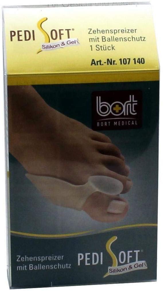 Протектор для пальців ніг Bort PediSoft з гелевим захистом плюсни, універсальний розмір, 1 шт., прозорий, фото №1