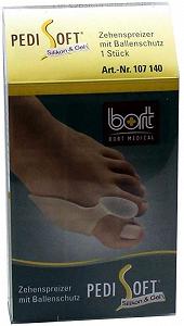 Протектор для пальців ніг Bort PediSoft з гелевим захистом плюсни, універсальний розмір, 1 шт., прозорий - Фото 1