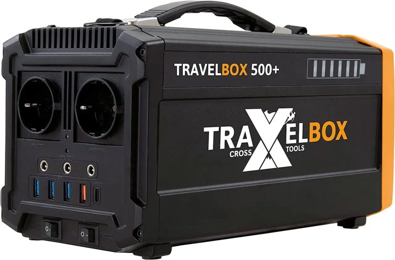 Зарядная станция Cross Tools TRAVELBOX 500+ 700 Вт / 500 Вт / 555 Вт*ч - Немецкий производитель (Алюминиевый корпус), фото №1
