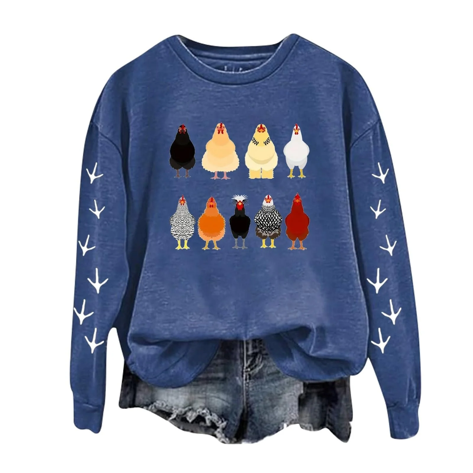 Женская Толстовка Lustige Ферма Животных Графика Happy Thanksgiving 2025, фото №1 Женская Толстовка Lustige Ферма Животных Графика Happy Thanksgiving 2025, фото №1