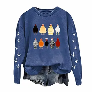 Женская Толстовка Lustige Ферма Животных Графика Happy Thanksgiving 2025 - Фото 1