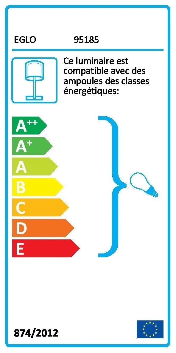 Настільна лампа EGLO 60 W Мідна, фото №5