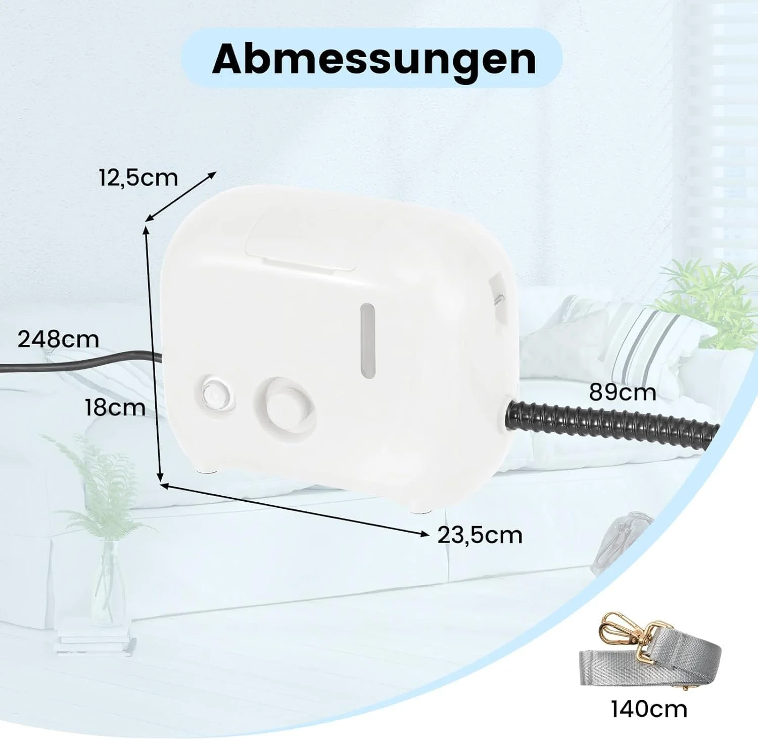 Пароочисник RELAX4LIFE 1600 W 1 L 3 Bar 10 аксесуарів (укр.), фото №2