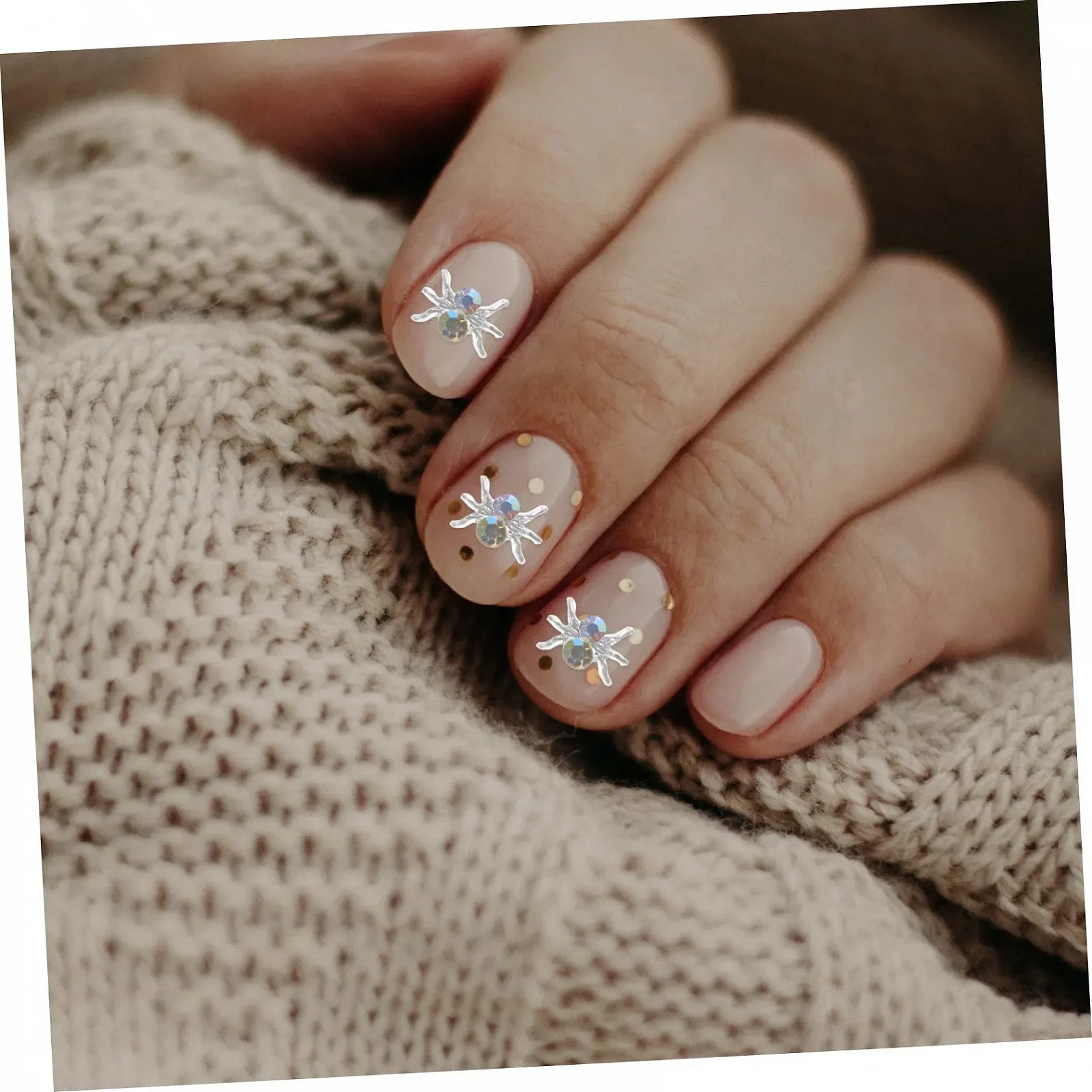 Украшения для ногтей FRCOLOR 2 набора, пауки, 100 штук * 2, фото №5