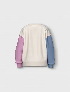 Толстовка NAME IT Nkfvisusan LS Boxy Sweat Unb для девочек synthetic.ua - Фото 1