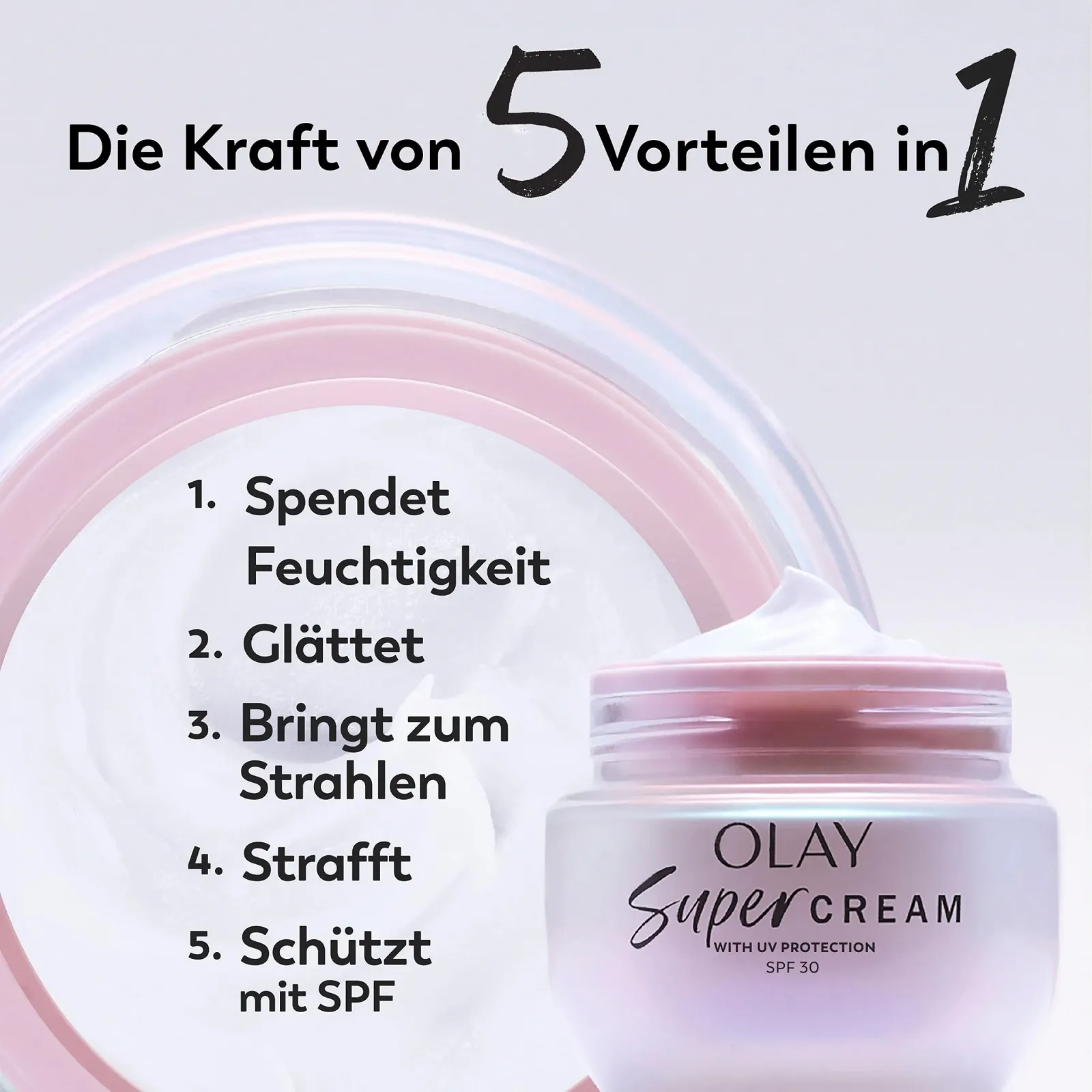 Денний крем для обличчя Olay Regenerist Day Cream Face SPF30 Refill проти зморшок та для зміцнення 50 мл, фото №3 Денний крем для обличчя Olay Regenerist Day Cream Face SPF30 Refill проти зморшок та для зміцнення 50 мл, фото №3