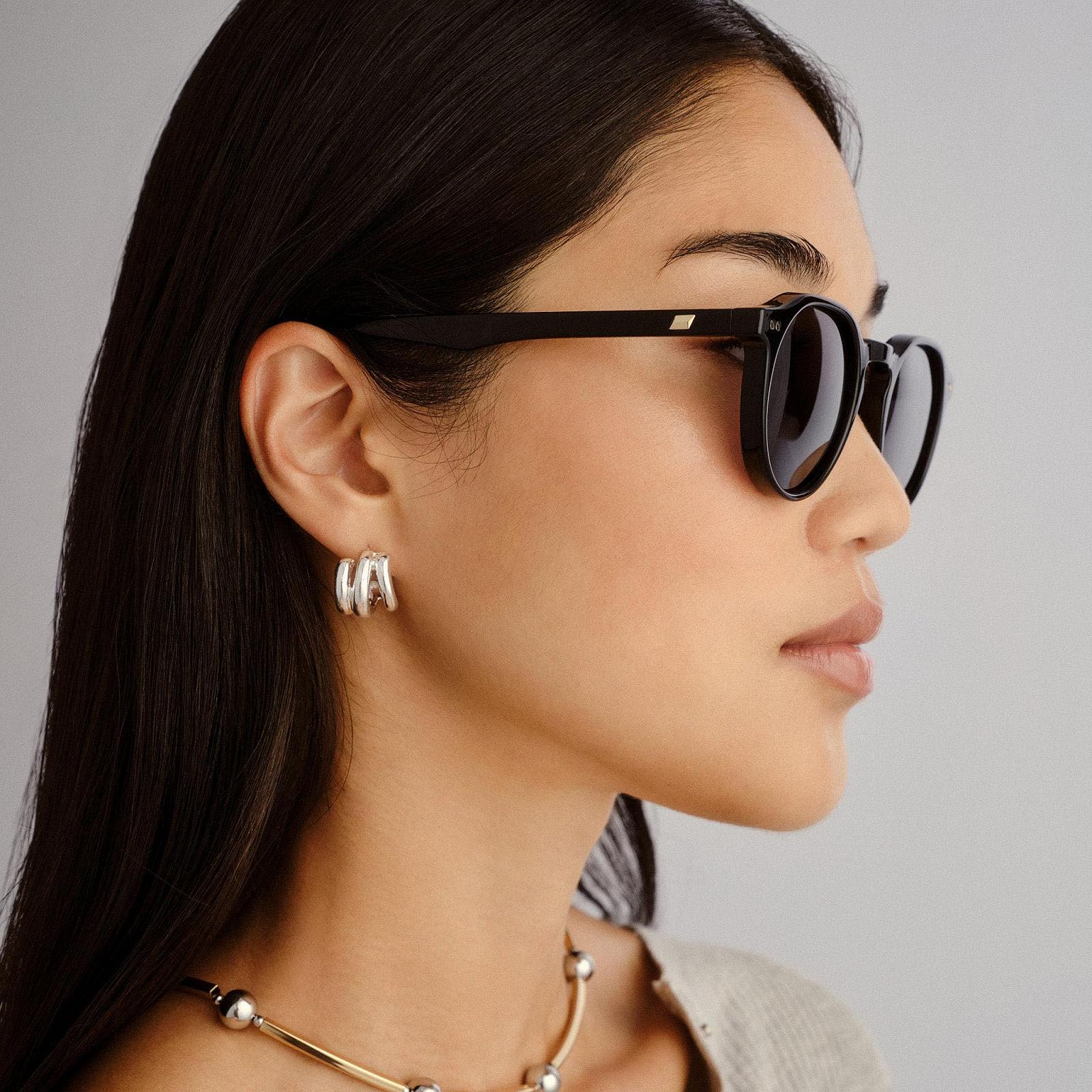 Солнцезащитные очки Le Specs Galavant для мужчин и женщин, круглая форма оправы с защитой от ультрафиолета., фото №5