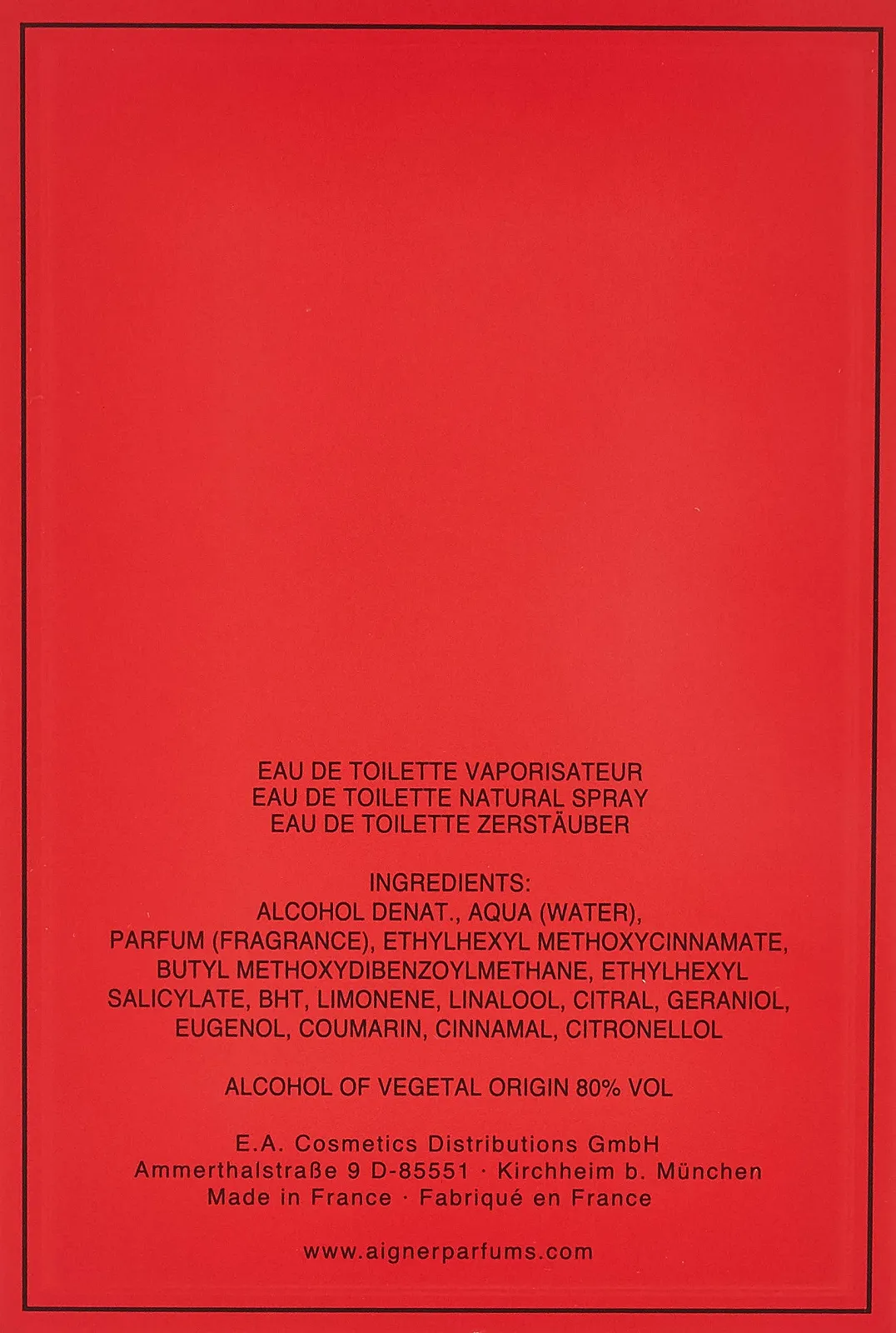 Туалетна Вода Etienne Aigner 1 Red 100 мл, фото №3