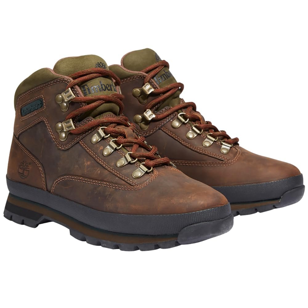 Трекинговые ботинки Timberland Euro Hiker кожаные, коричневые, фото №1