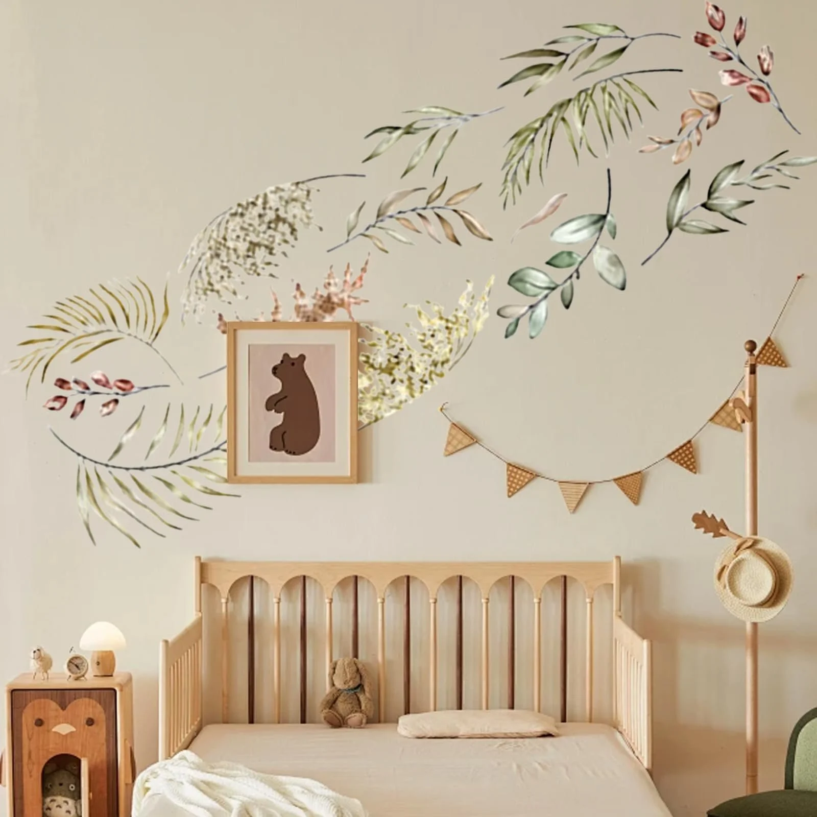 Настенная наклейка Boho Style Plants Самоклеящаяся 90x30 см 3 шт., фото №4