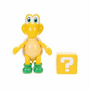 Фігурка Super Mario Nintendo Koopa Troopa Рухома З Блоком Питань Зелений - Фото 1