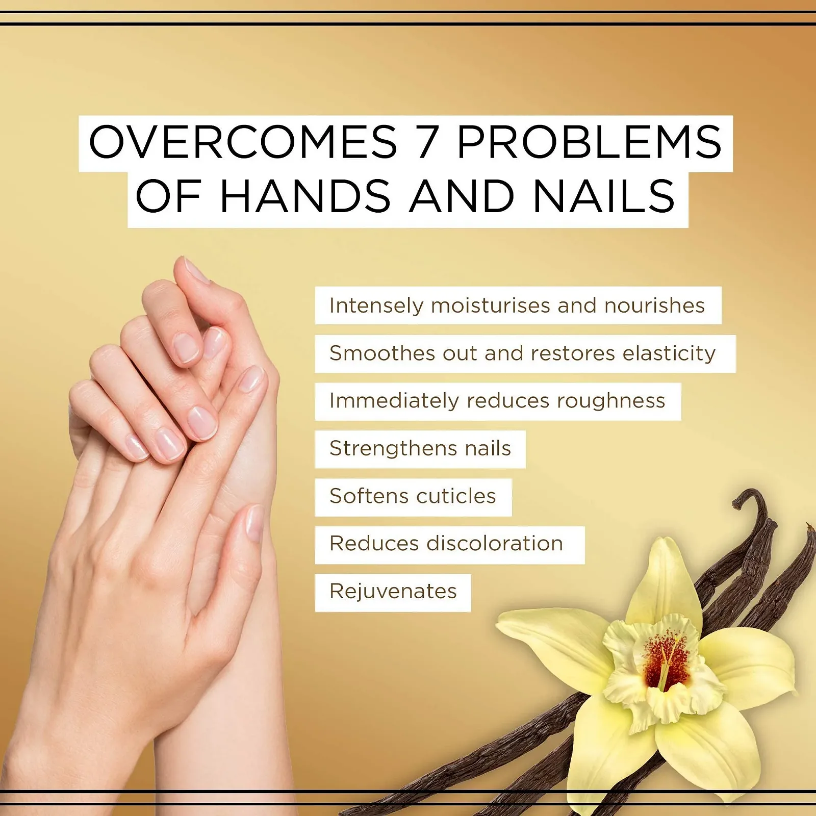 Крем-сироватка для рук та нігтів Eveline Professional Luxury Argan & Vanilla 100 мл, фото №4