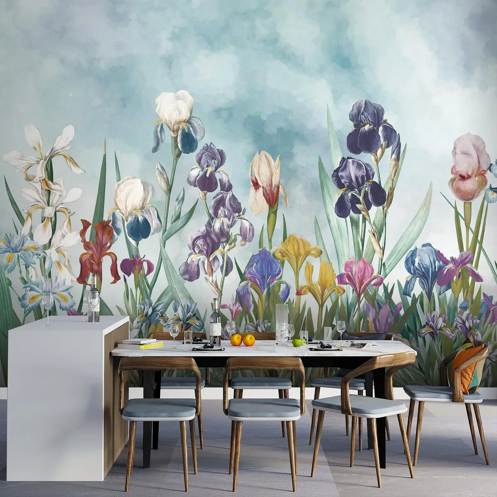 Фотошпалери Novart Jungle Green Flowers 352 x 250 см N9129011a, фото №8