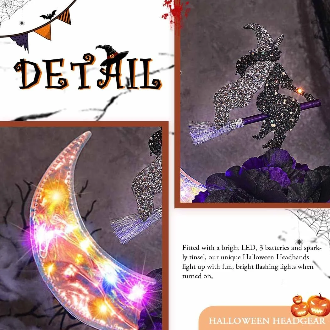 Хелловінський світлодіодний обруч Reaky, фото №4