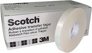 Двухсторонний термотрансферный скотч 3M 904 (10шт.) / 44м рулон / Прозрачный synthetic.ua - Фото 1