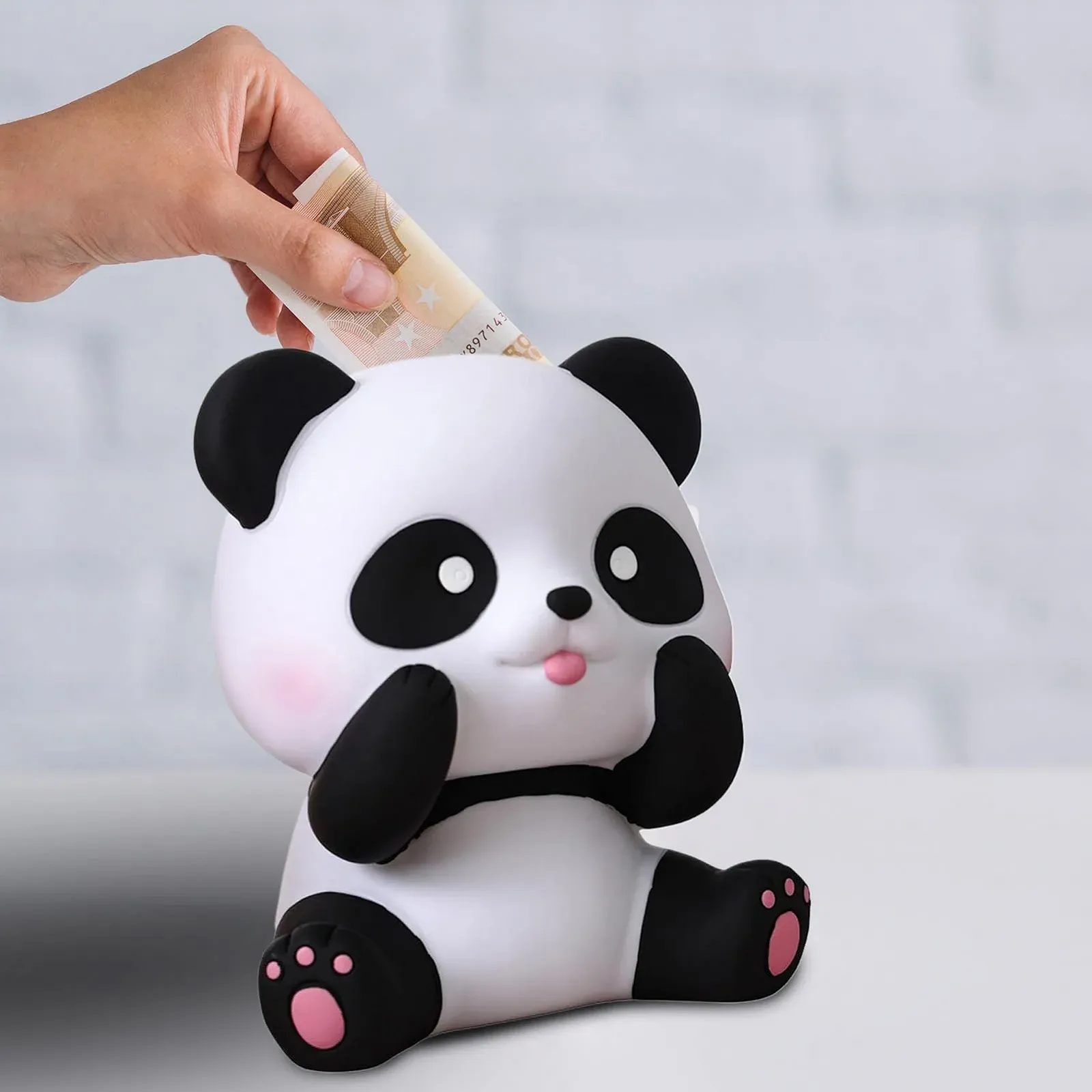 Скарбничка Panda у формі тварини з широким отвором 7 дюймів, фото №7