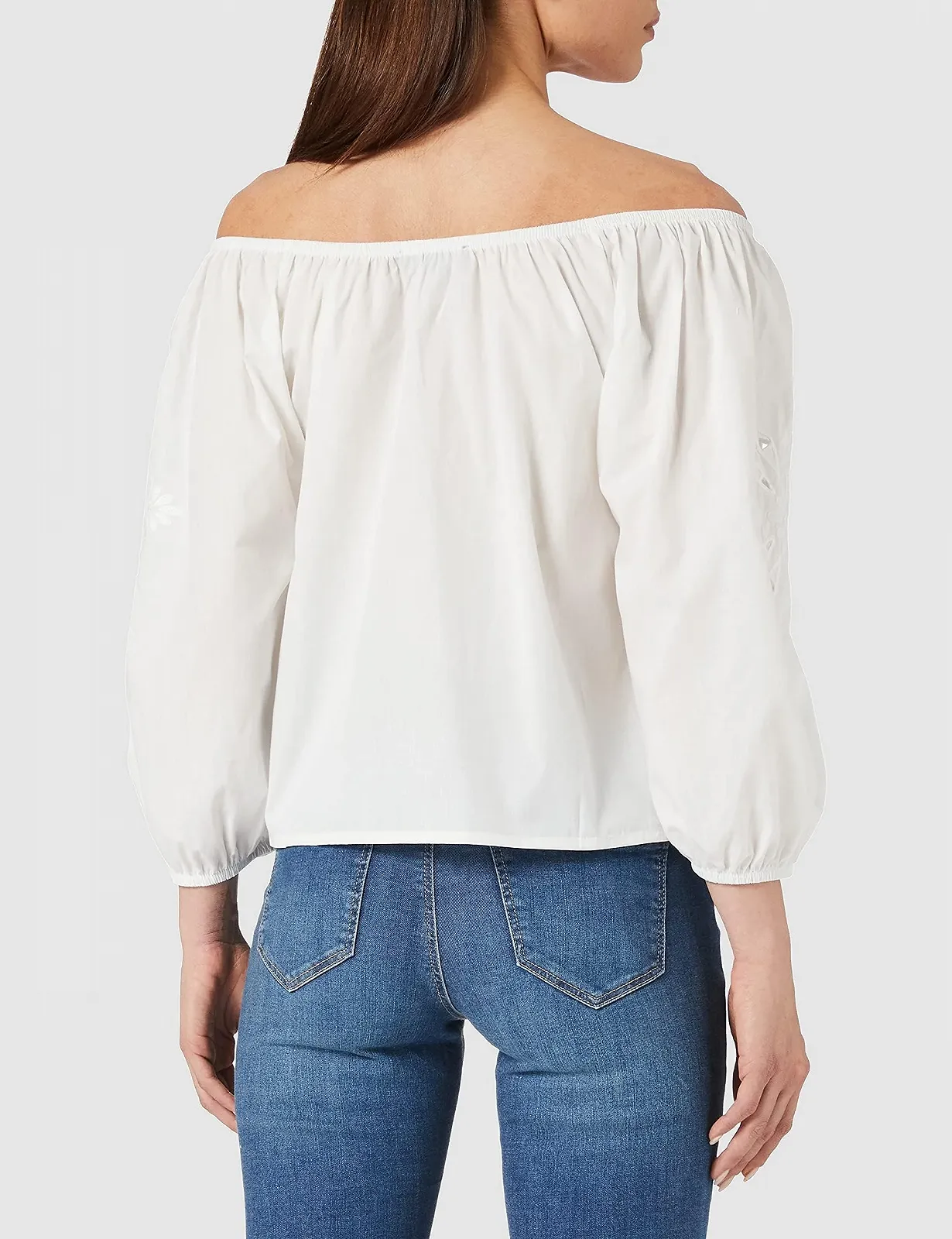 Женская блузка MAVI EMBROIDERED BLOUSE Antique White - S, фото №3