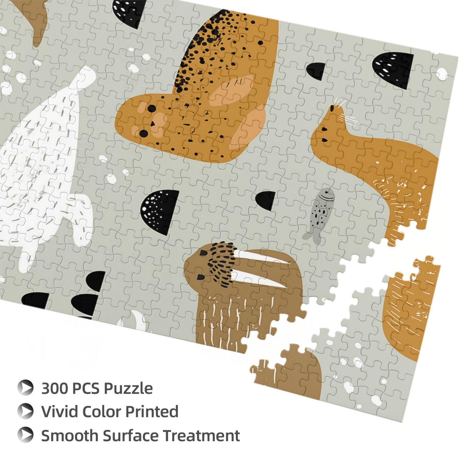 Пазл Seal and Walrus Pattern 300 елементів 28 x 40 см Дерев'яний, фото №4 Пазл Seal and Walrus Pattern 300 елементів 28 x 40 см Дерев'яний, фото №4