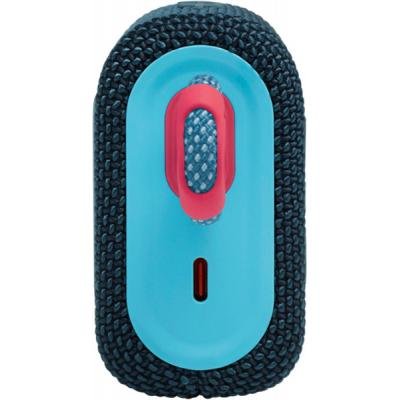 Акустична система JBL Go 3 Blue Coral (JBLGO3BLUP), фото №11
