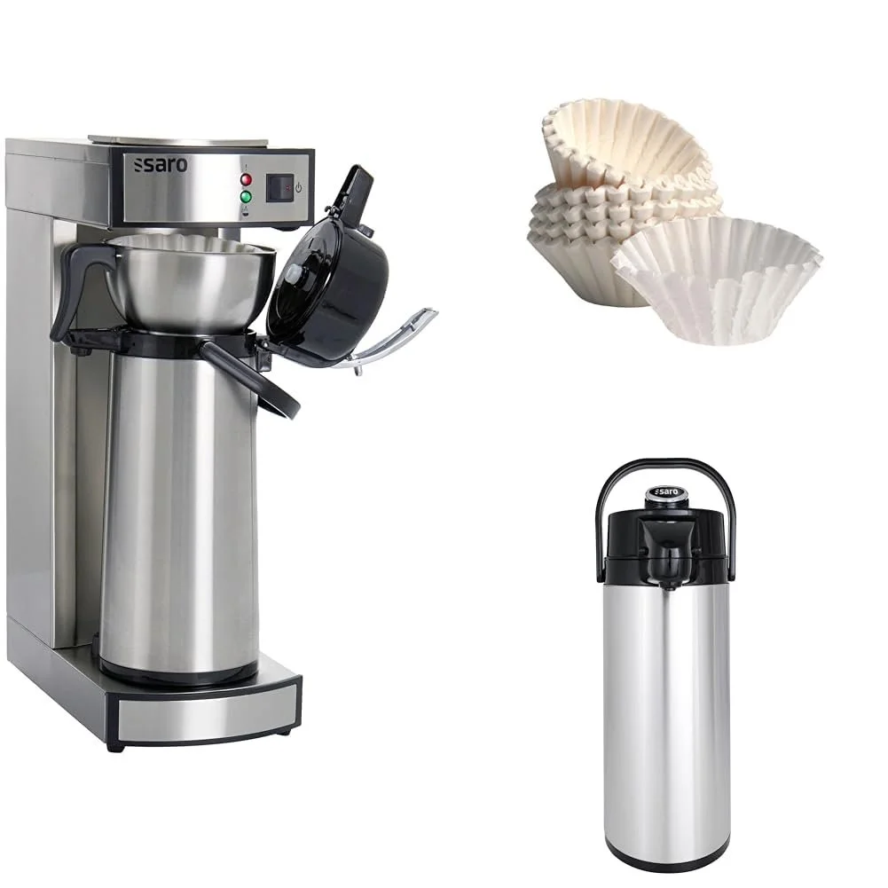 Кофеварка Saromica Thermo 24 с набором фильтров и дополнительным кувшином, фото №1