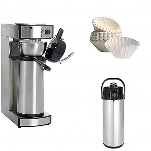 Кофеварка Saromica Thermo 24 с набором фильтров и дополнительным кувшином - Фото 1