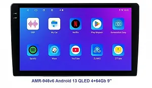 Автомагнітола Qline AMR-946v6 Android 13 QLED 4+64Gb 9 та 10" ціна на synthetic.ua - Фото 1 Автомагнітола Qline AMR-946v6 Android 13 QLED 4+64Gb 9 та 10" synthetic.ua - Фото 1