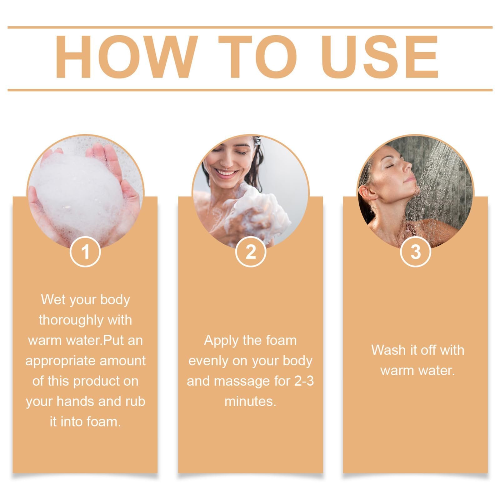 Гель для душу з вітаміном C та лимоном глибоке очищення для грубої шкіри, фото №6