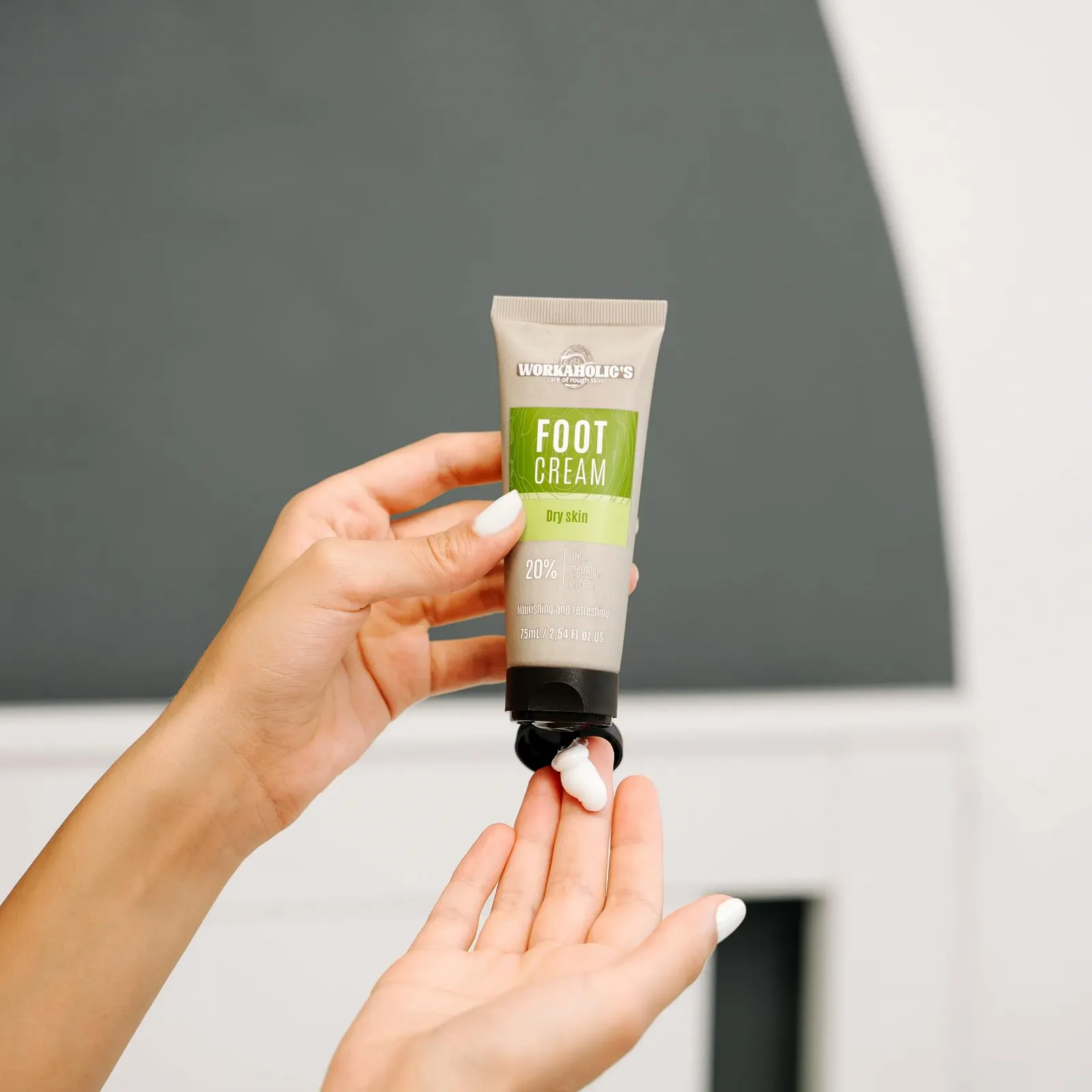 Крем для ног Workaholic's 20% мочевина глицерин ментол 75 мл, фото №3