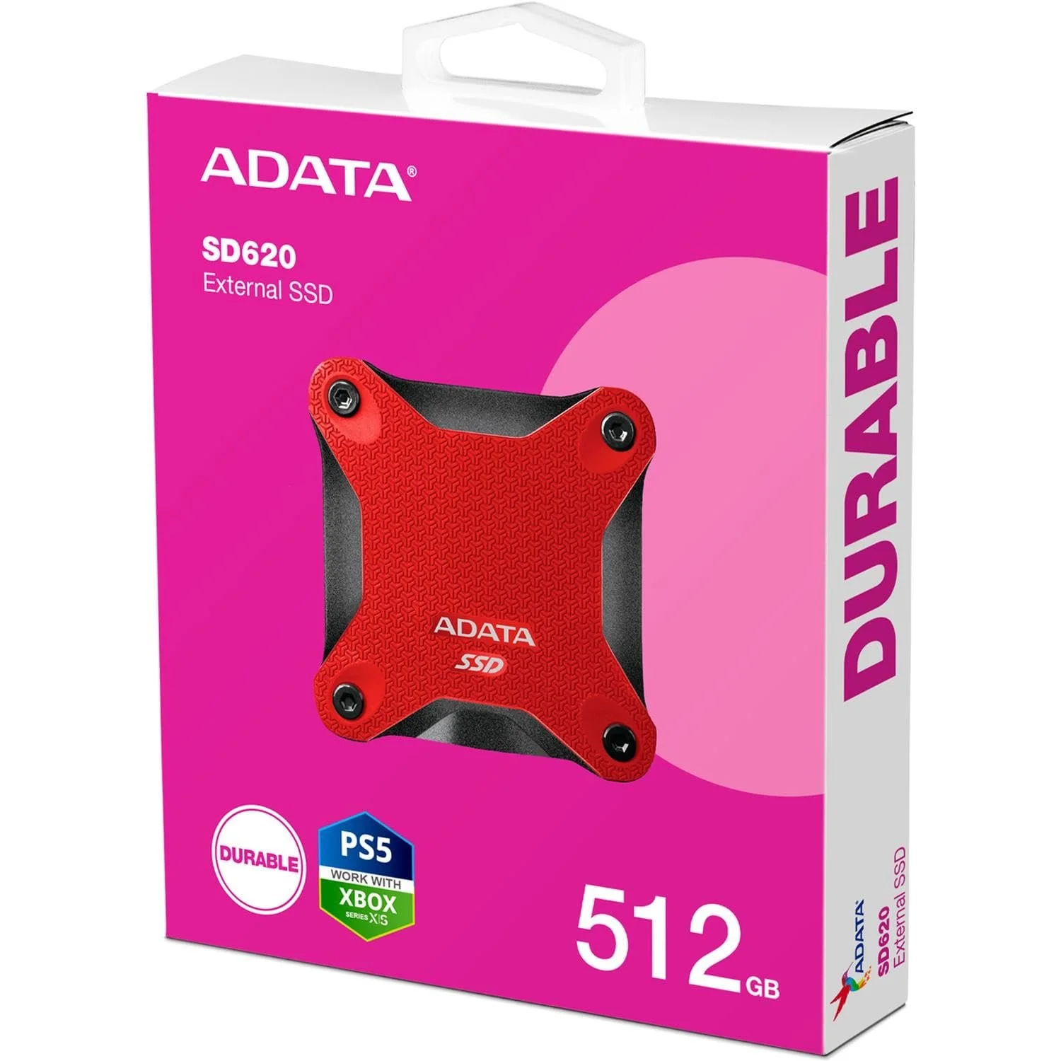 Зовнішній SSD ADATA SD620 512 ГБ Black, фото №6