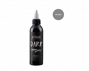 Краска черная Tattoo Ink Stigma Dark Black для тату мастера пигмент татуировок 120 ml - Фото 1
