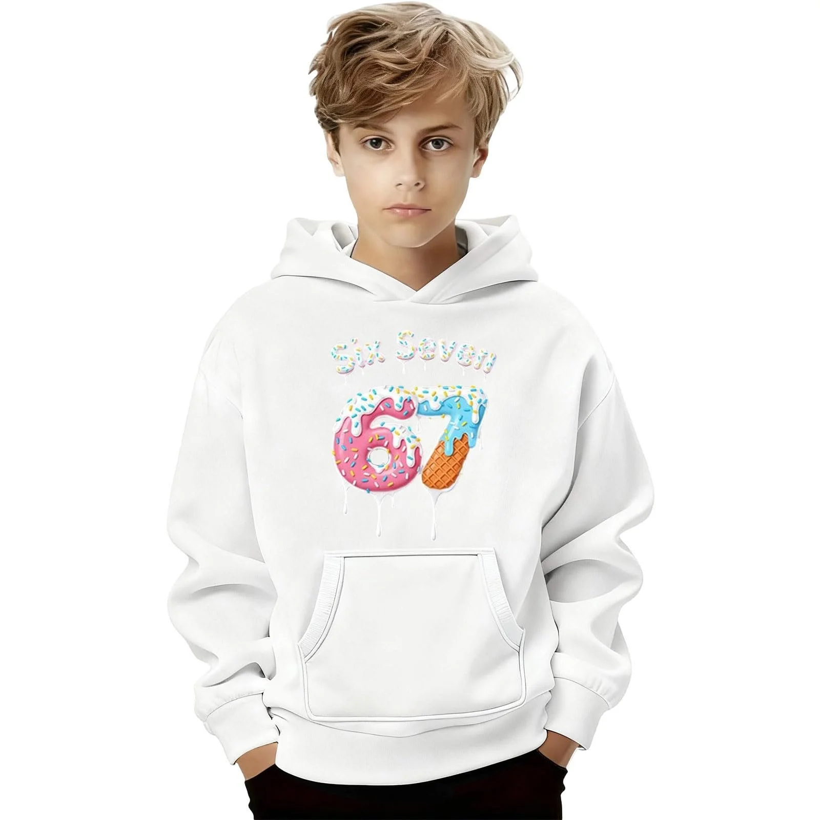 Пуловер для мальчиков 164 с принтами 67, мягкий детский 134, свитеры, худи 152, зимняя тренировочная куртка 140, зимняя куртка, флисовый джемпер 176, спортивный костюм, флисовая куртка, фото №2