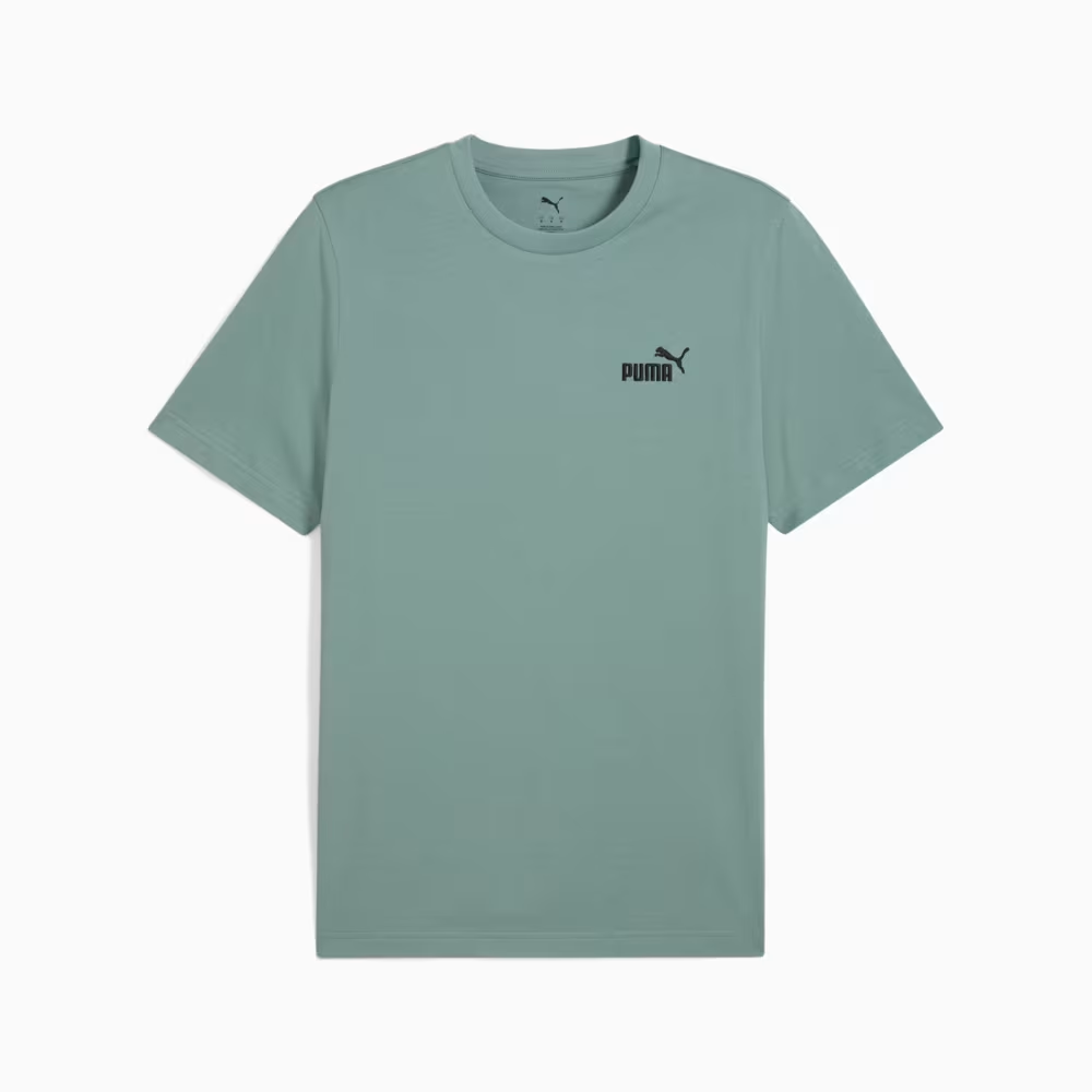 Футболка ESS Small No. 1 Logo Tee 68253530 Puma Зелений M, фото №4
