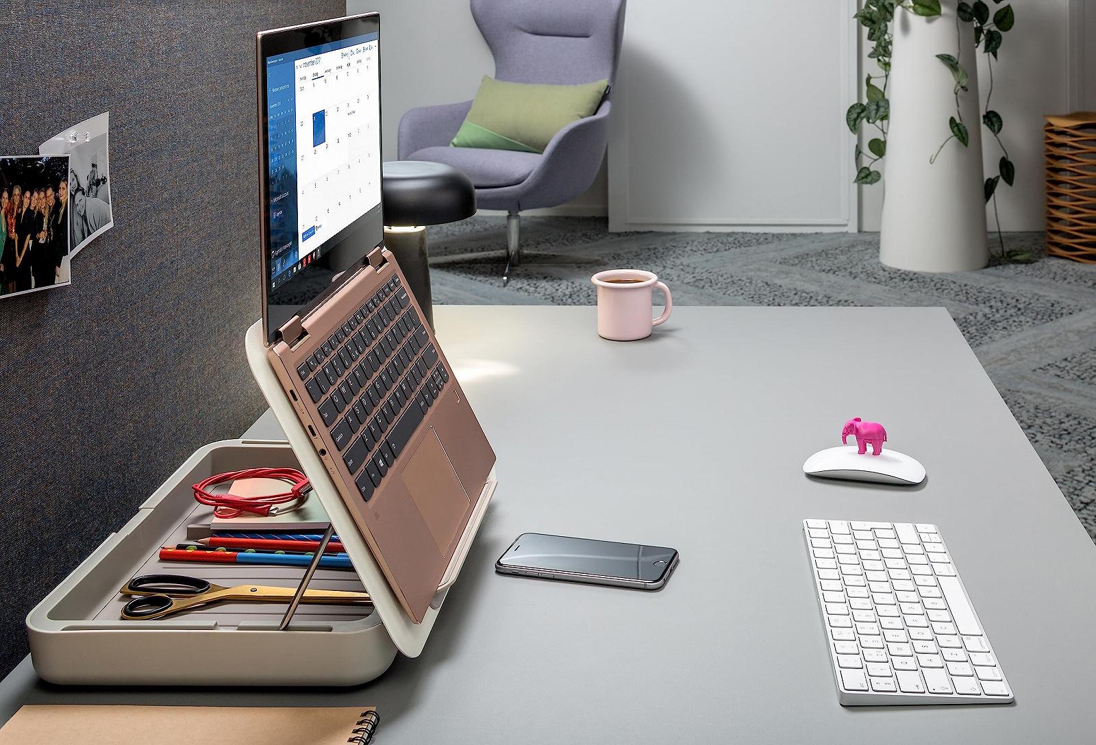 Подставка и ящик для инструментов Dataflex Addit Bento 900 6 кг Белый, фото №6