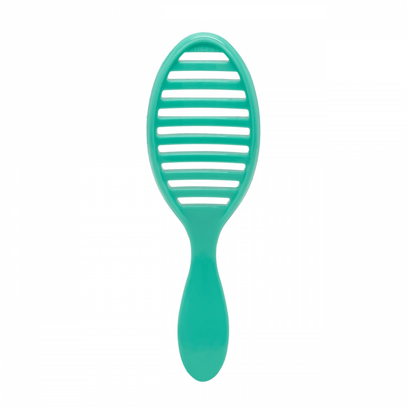Щітка WetBrush Speed Dry Detangler з термостійкою щетиною Heatflex та відкритою вентильованою конструкцією для швидкого сушіння волосся, колір аква, фото №2