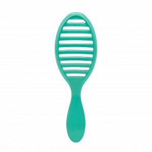 Щітка WetBrush Speed Dry Detangler з термостійкою щетиною Heatflex та відкритою вентильованою конструкцією для швидкого сушіння волосся, колір аква synthetic.ua - Фото 1