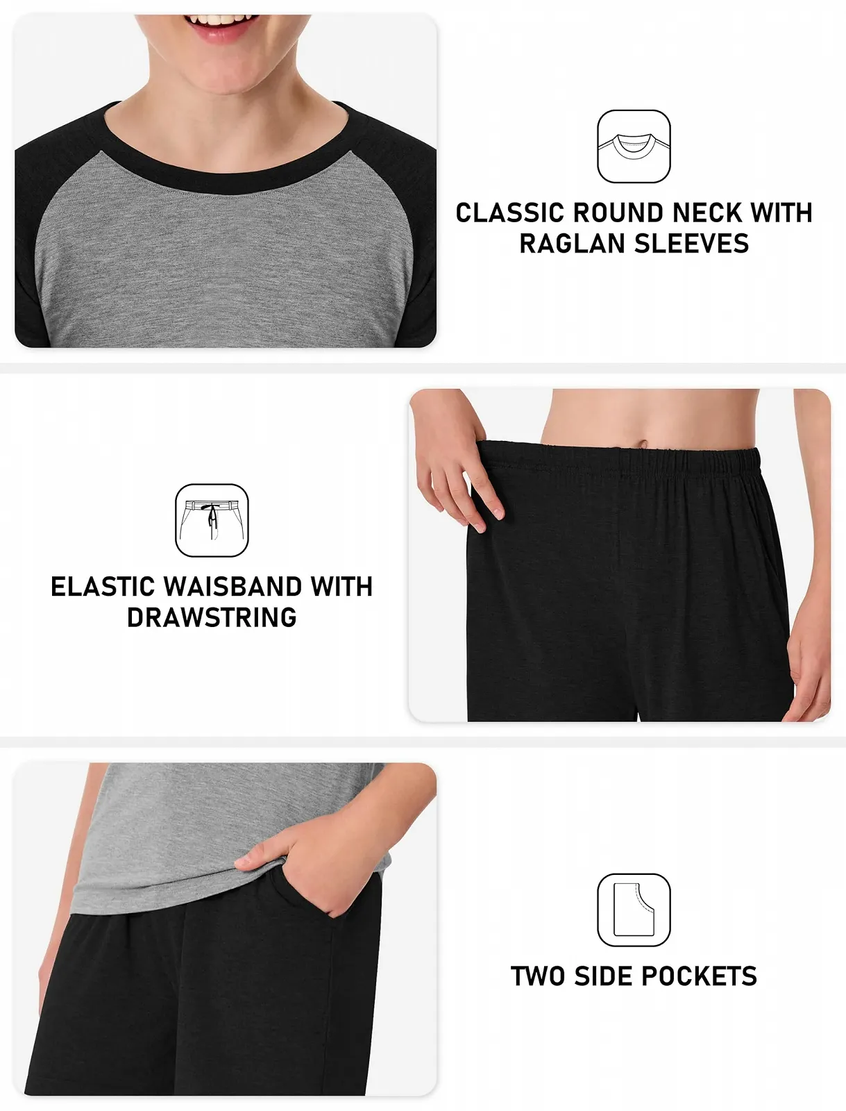 Пижама MoFiz для мальчиков, комплект из двух предметов: футболка с коротким рукавом и шорты, фото №5 Пижама MoFiz для мальчиков, комплект из двух предметов: футболка с коротким рукавом и шорты, фото №5