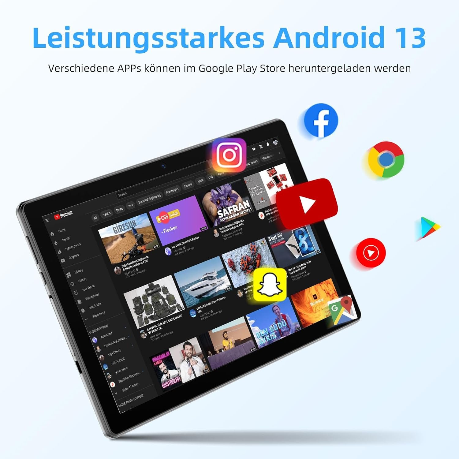 Планшет 10.1" KOLORROOM K10C 2+4/64Gb 4 ядра Android 13 6000 mAh Сірий, фото №4
