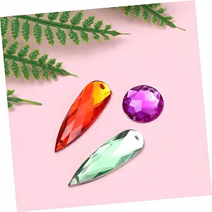 Прикраса Стрази Скло AB Кристал 3D Круглий synthetic.ua - Фото 1