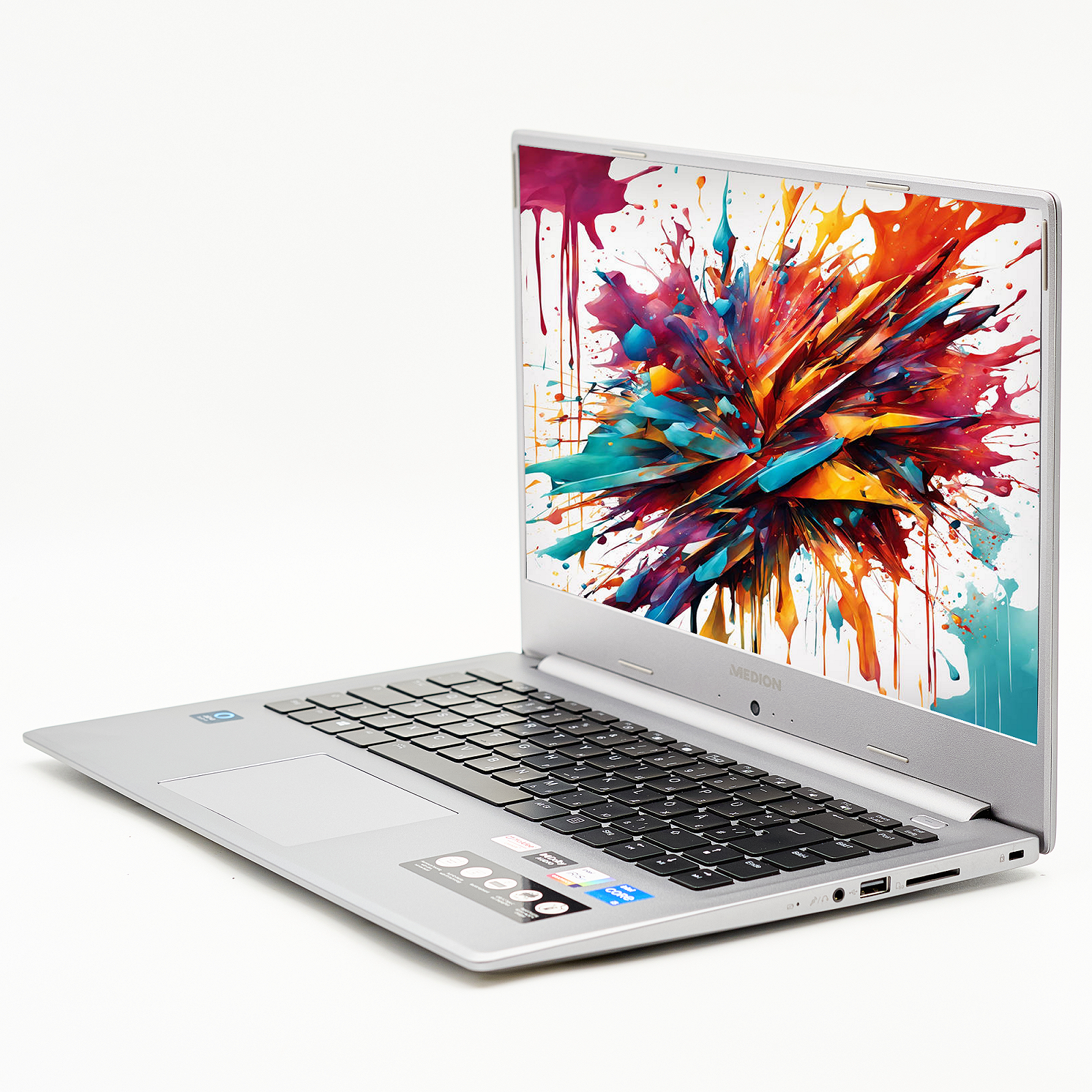 Ноутбук Medion Akoya S15449 Intel Core i5-1135G7 ОЗУ 16 ГБ SSD 1 ТБ Intel Iris Xe Graphics Металл Б/У, фото №4