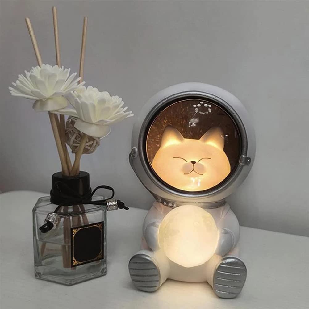 Ночник LUCKKY Astronaut LED (астронавт, звездное небо, Земля, атмосферный, с животными, из смолы), фото №5