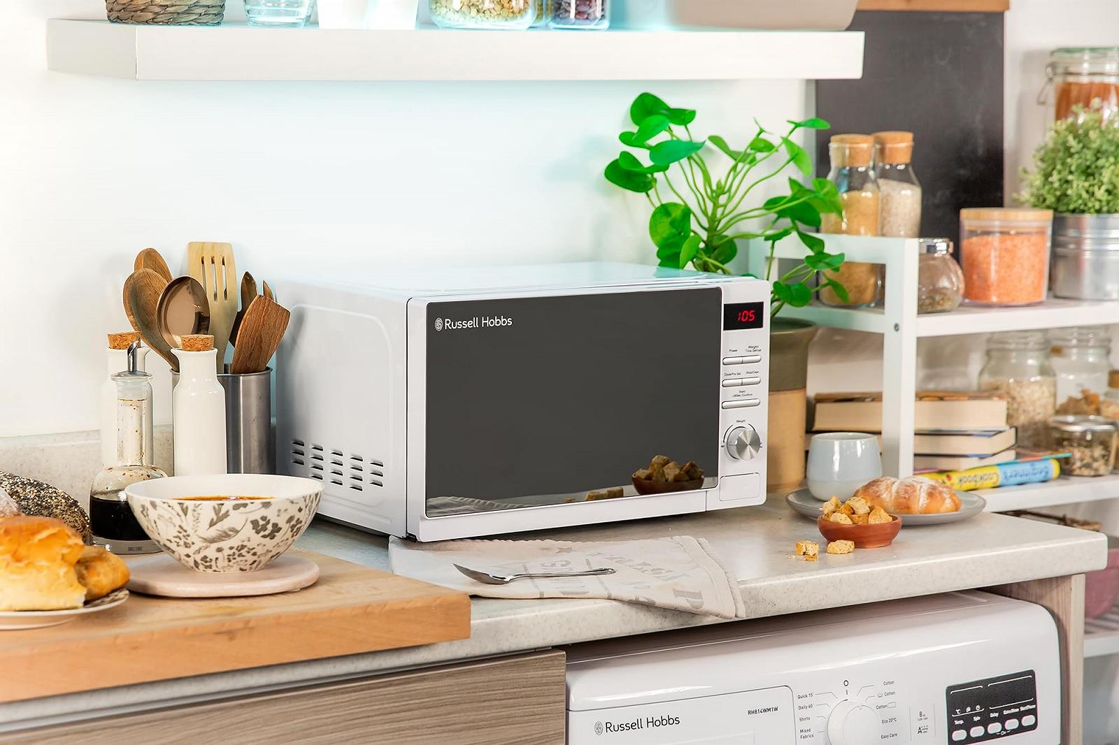 Микроволновая печь Solo Russell Hobbs RHM2079A 20 л 800 Вт Авторазморозка Белая, фото №6 Микроволновая печь Solo Russell Hobbs RHM2079A 20 л 800 Вт Авторазморозка Белая, фото №6
