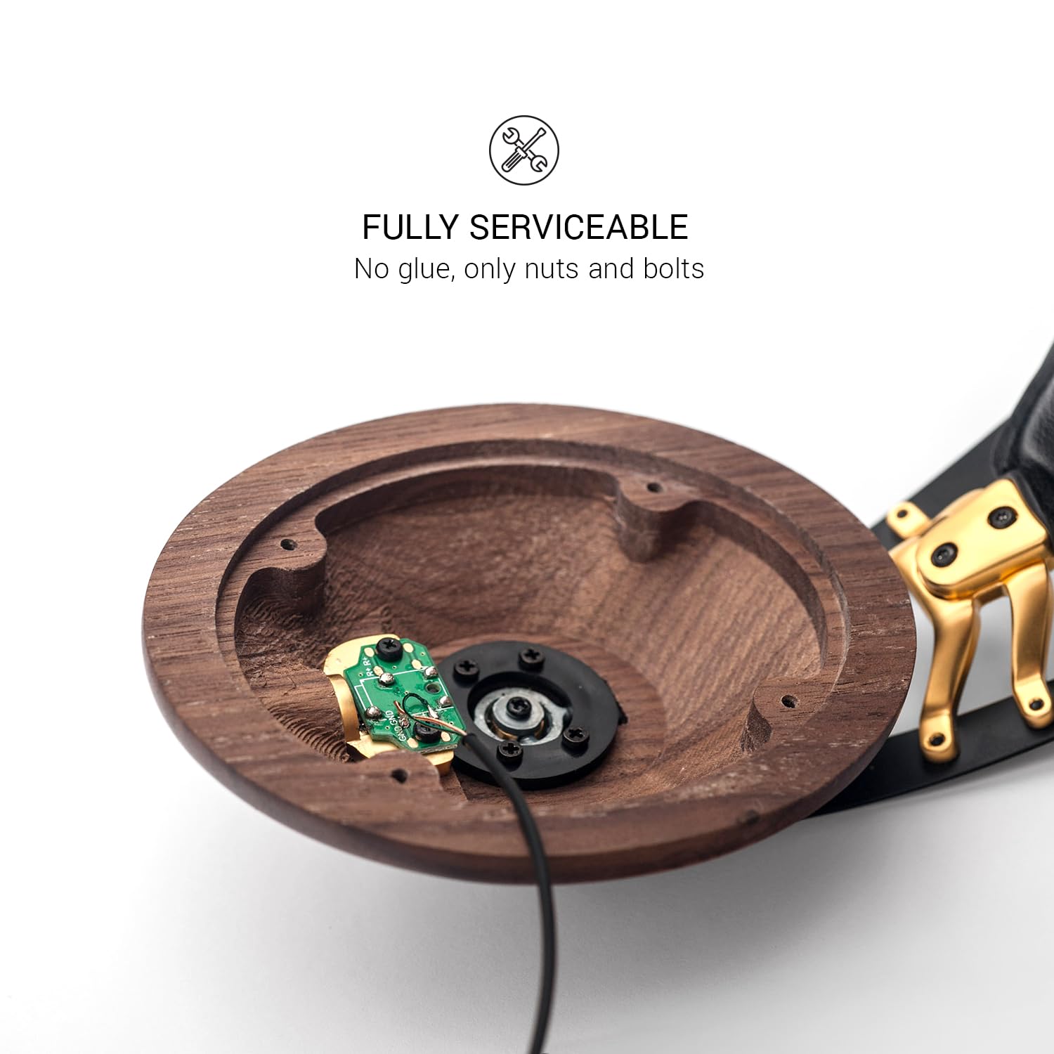 Навушники Meze 99 Classics Walnut Gold Повноразмірні, фото №6