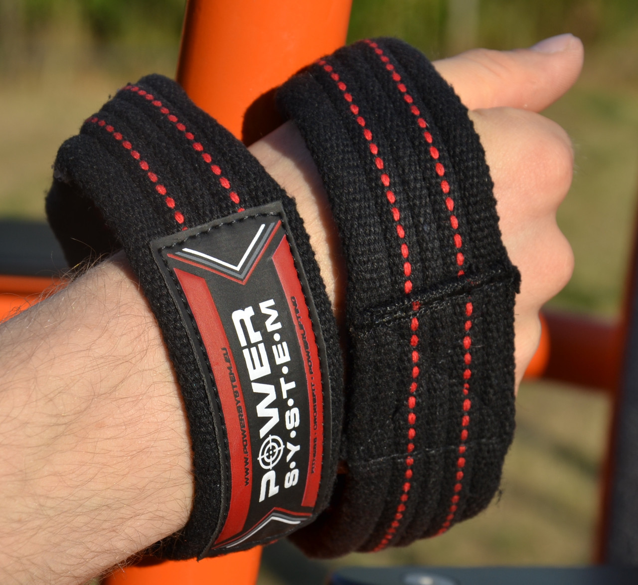 Лямки для тяги вісмірка Power System PS-3405 Figure 8 Black/Red S/M, фото №4 Лямки для тяги вісмірка Power System PS-3405 Figure 8 Black/Red S/M, фото №4