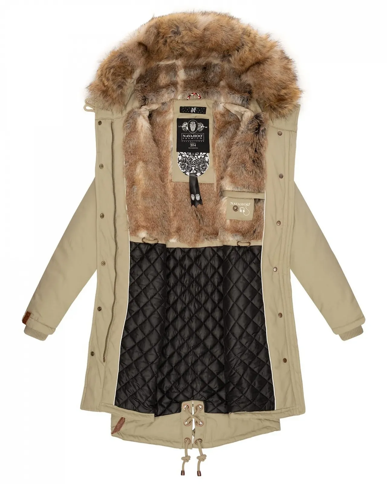 Женская зимняя парка Navahoo B824 с теплой подкладкой и капюшоном, фото №5