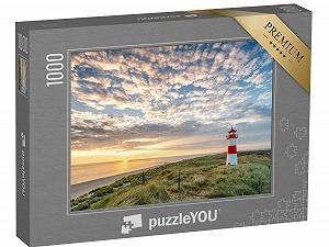Пазл puzzleYOU Puzzle Collection Sylt "Красный маяк на острове Зюльт, Северная Фризия, Шлезвиг-Гольштейн, Германия" 1000 элементов - Фото 1