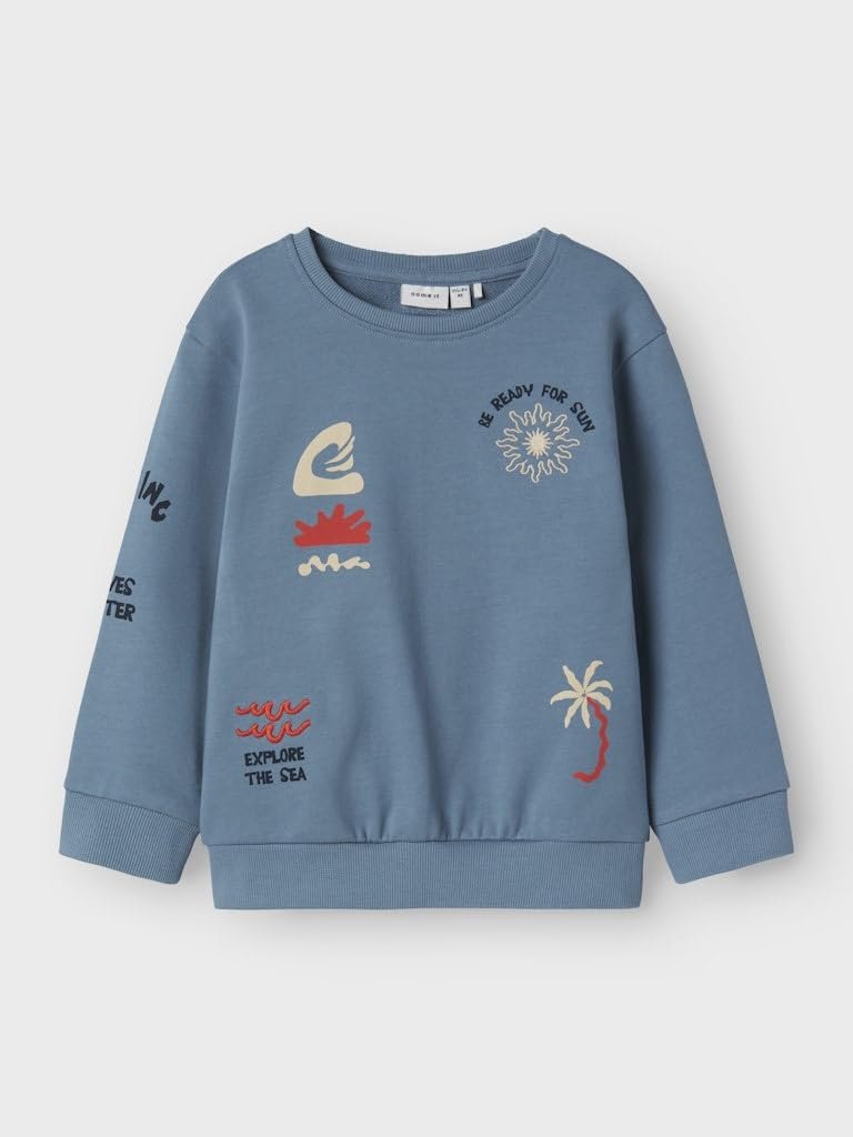 Толстовка NAME IT Nmmfesab LS Nreg Sweat Unb Nmmfesab Ls Nreg Sweat Unb (1 шт. в упаковке), фото №2