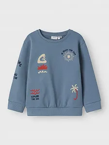 Толстовка NAME IT Nmmfesab LS Nreg Sweat Unb Nmmfesab Ls Nreg Sweat Unb (1 шт. в упаковці) synthetic.ua - Фото 1