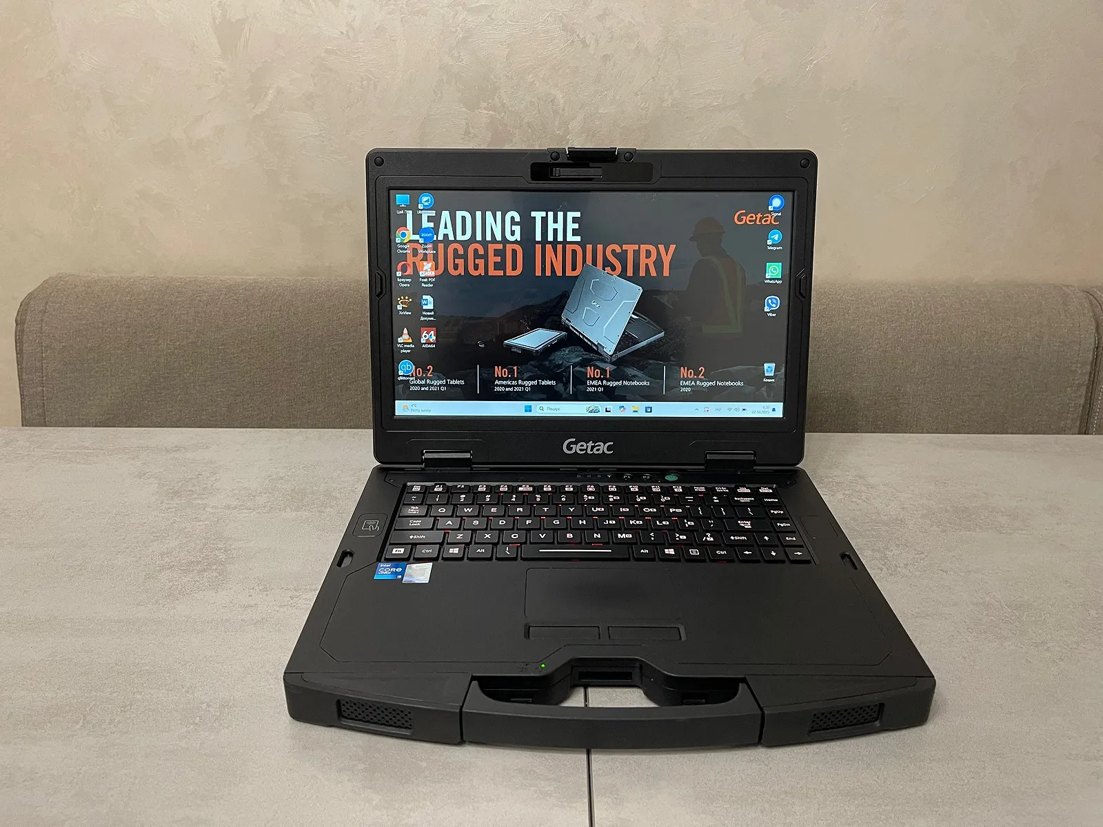 Захищений ноутбук Getac S410 G4, 14" IPS FHD, i5-1147G7, 32GB, 512GB SSD, фото №1