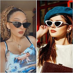 Сонцезахисні окуляри Котяче око Unning Набір з 4 штук Вінтажні Ретро Тонкі synthetic.ua - Фото 1