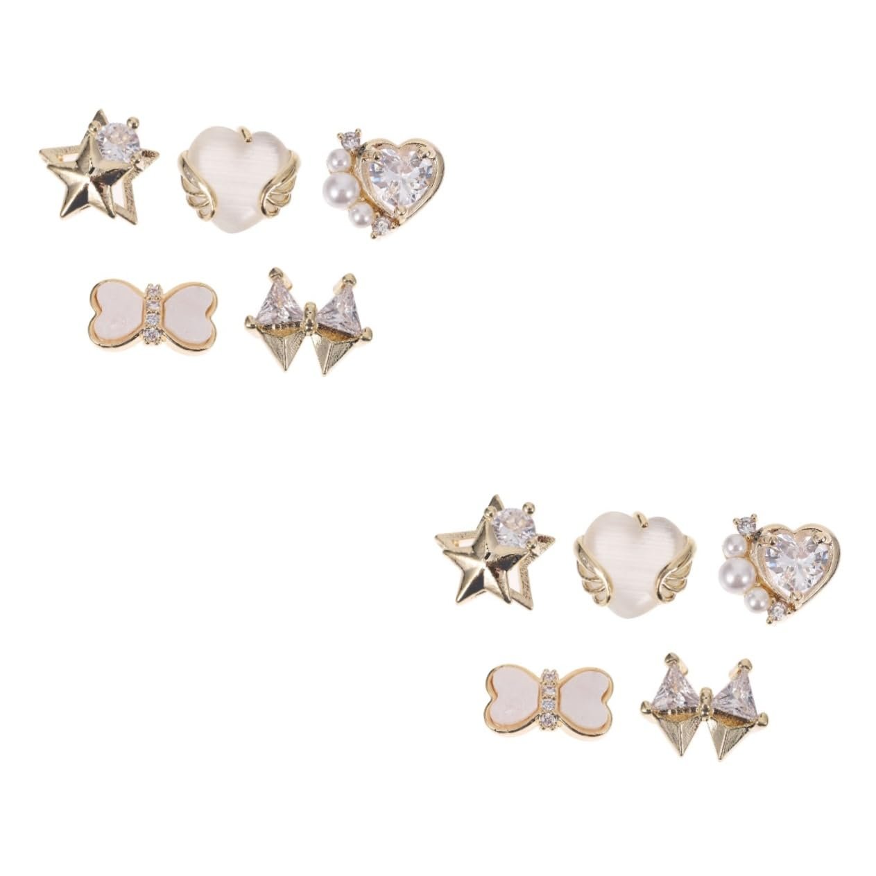 Стрази для нігтів Металеві Healeved, фото №1